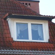 fot.1. Naturalna identyfikacja mostków termicznych wokół lukarny dachowej.